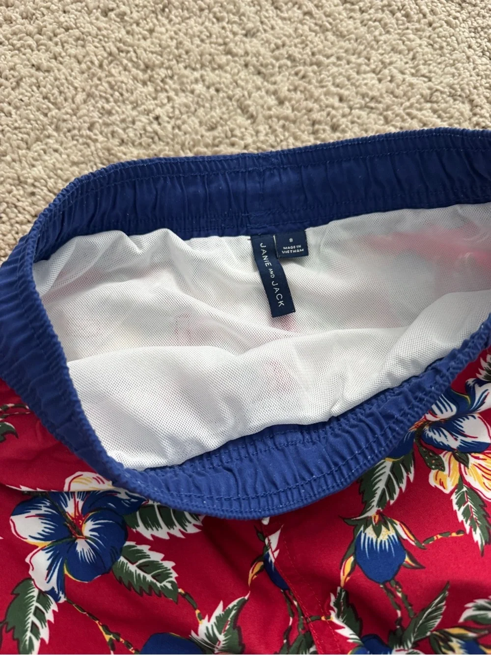 Janie and Jack Swim Shorts size 8